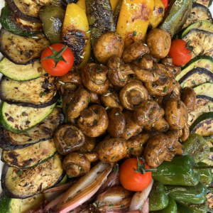 Gegrillte Gemüse für 5 Person